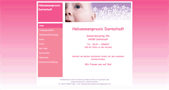 Desktop Screenshot of hebammenpraxis-darmstadt.de